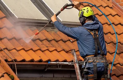 Démoussage et hydrofuge de toiture à Languimberg